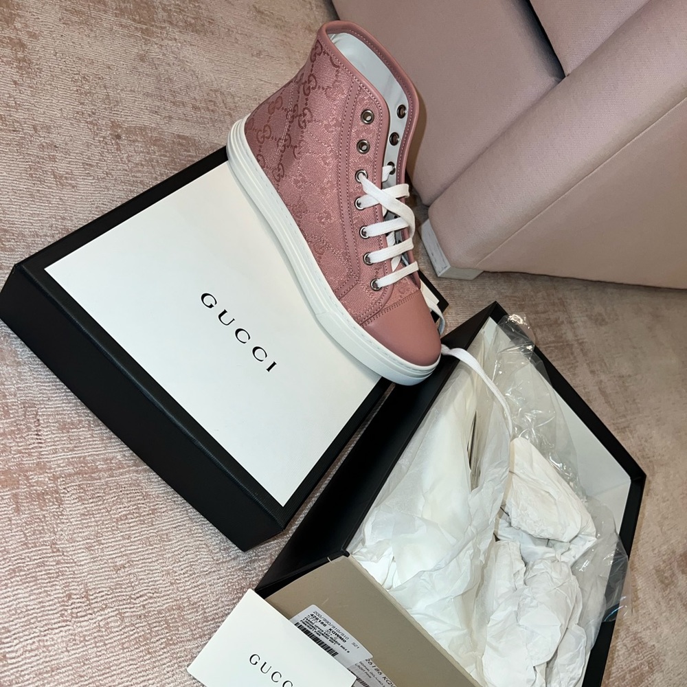 Gucci sneakers.
